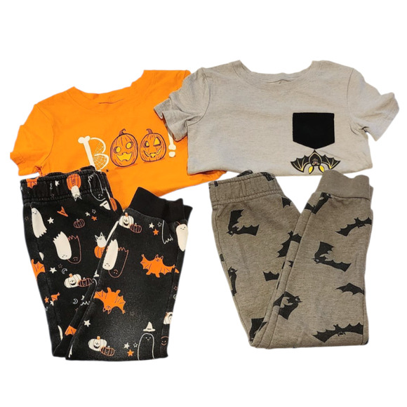 Cat & Jack Halloween Tee Sweatpants Size 5T Kids Bundle of Four Pieces - Picture 8 of 8